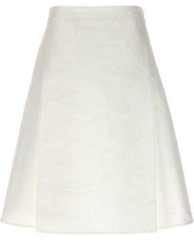 Marni A-Line Skirt Gonne Bianco