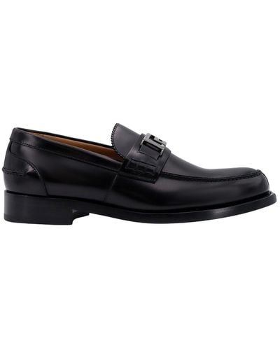 Versace Patent Leather Loafer - Black