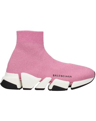 Balenciaga Sneakers speed 2.0 Tessuto Rosa