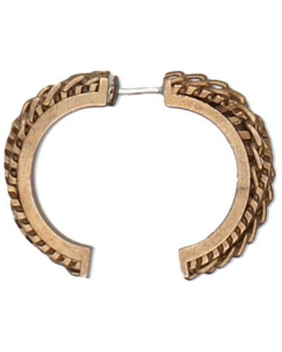 MM6 by Maison Martin Margiela Single Chain Earring Jewelry - Natural