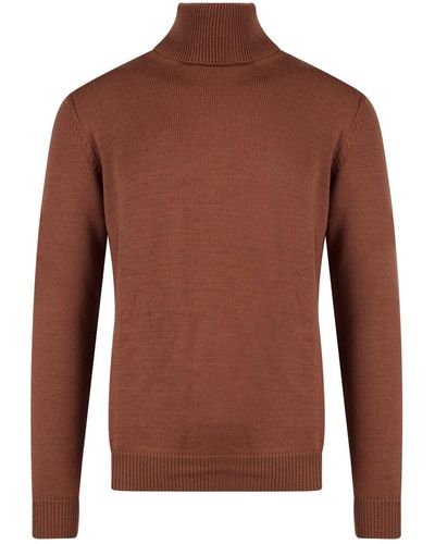 Roberto Collina Extrafine Merino Wool Sweater - Brown