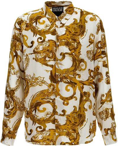 Versace All Over Print Shirt Camicie Multicolor - Metallizzato