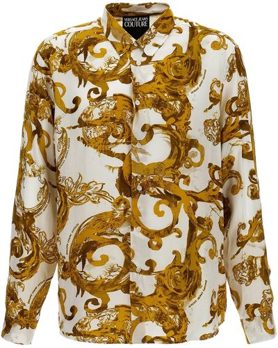 Versace All Over Print Shirt Shirt, Blouse - Metallic