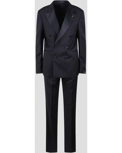 Tagliatore Double breasted tailored suit - Blu