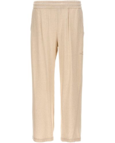 Gcds Wide Range Of Trousers Pantaloni Beige - Neutro