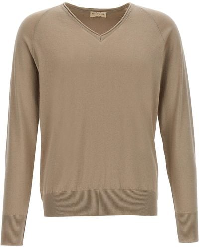 Ma'ry'ya Cotton Sweater Sweater, Cardigans - Natural