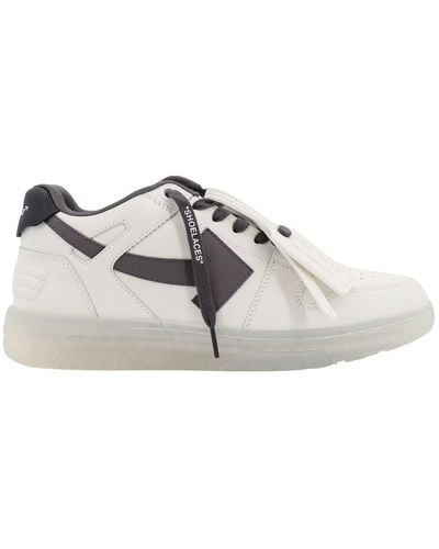 Off-White c/o Virgil Abloh Sneakers in pelle con iconica Zip Tie - Bianco