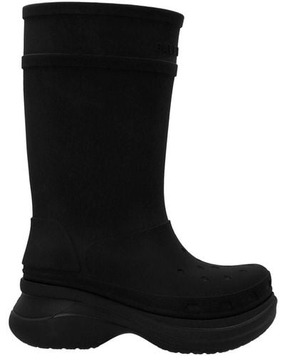 Balenciaga X Crocs Boots Boots, Ankle Boots - Black