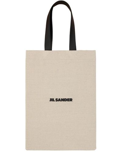 Jil Sander Shopping Bag - White