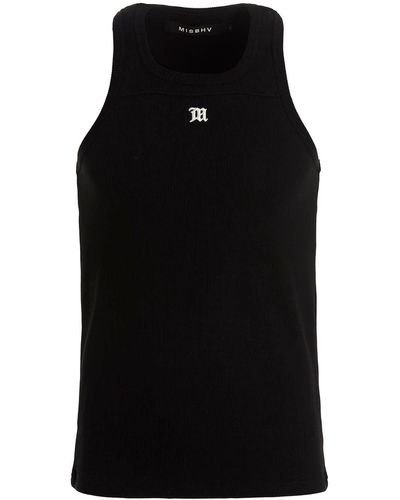 MISBHV Logo Embroidery Tank Top - Black