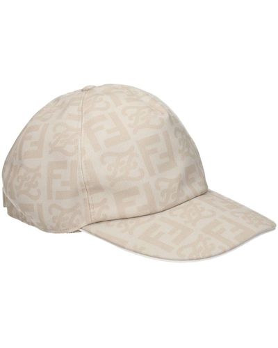 Fendi Hats Polyester - White