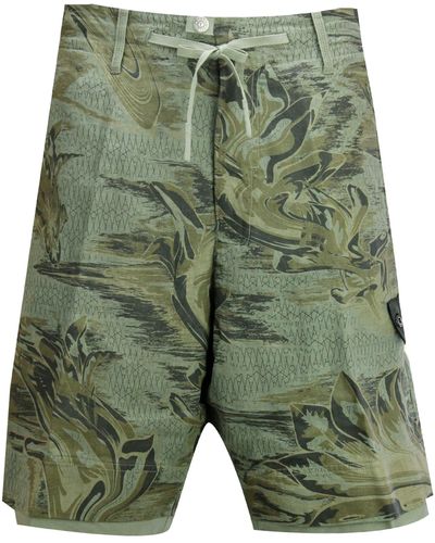 Stone Island Shadow Project Shorts Colour Green