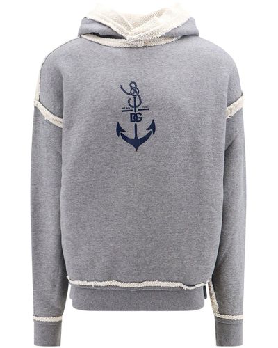 Dolce & Gabbana Sweatshirt With Print - Gray