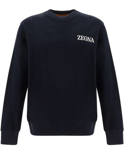 Zegna Sweatshirts - Blue