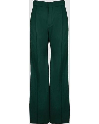 Chloé Silk canvas trouser - Verde