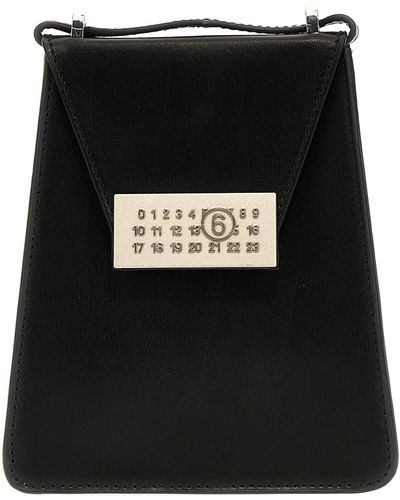 MM6 by Maison Martin Margiela Numbers Borse A Tracolla Nero