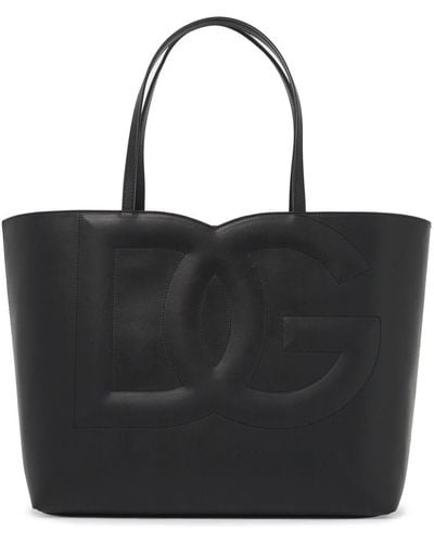 Dolce & Gabbana Dg Logo Tote Bag - Black