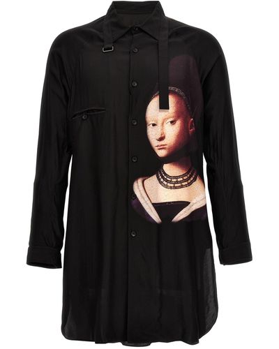 Yohji Yamamoto M-Young Girl Shirt, Blouse - Black