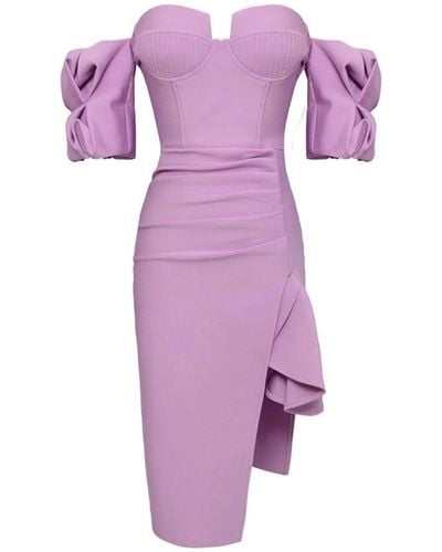 Wanan Touch Dress Charlotte Lilac - Purple