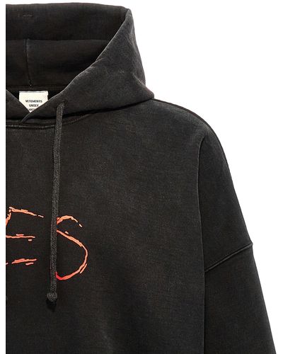 Vetements Xes Felpe Nero