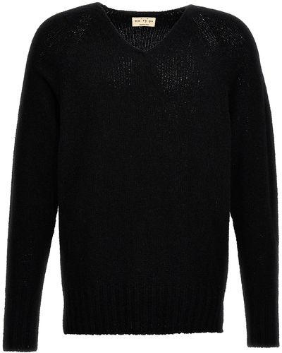 Ma'ry'ya V-neck Sweater Sweater, Cardigans - Black