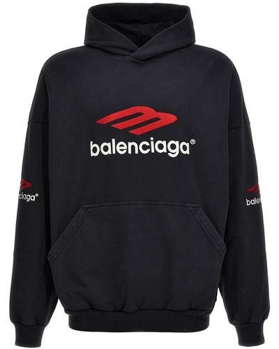 Balenciaga 3b Sports Icon Sweatshirt - Blue