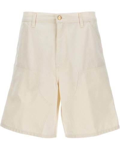 Carhartt 'Double Knee' Bermuda Shorts - White