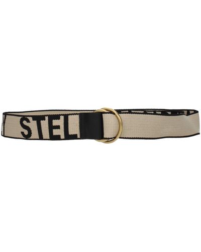 Stella McCartney High-waist Belts Fabric Black - White