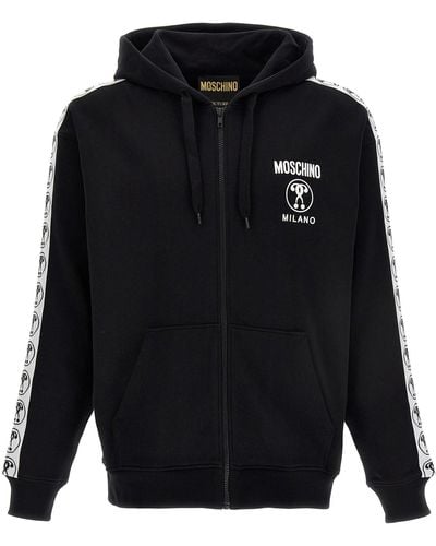 Moschino Double Question Mark Sweatshirt - Black