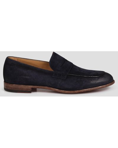 Corvari Brushed suede loafers - Bianco
