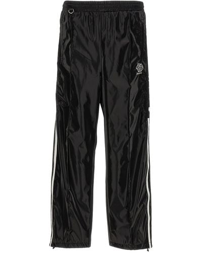 Doublet Laminate Track Trousers - Black