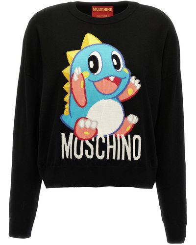 Moschino Bubble Bobble Maglioni Nero