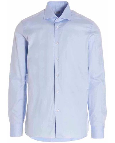 Borriello Cotton Shirt - Blue