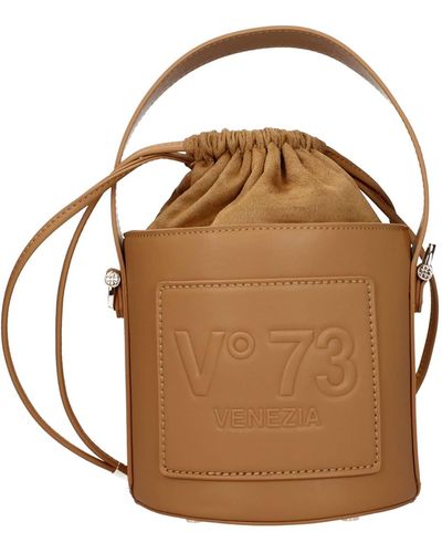 V73 Handbags Beatrix Eco Leather Leather - Brown