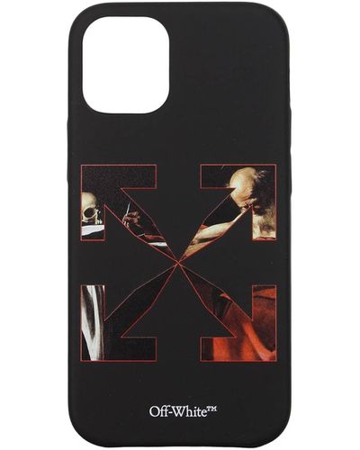 Off-White c/o Virgil Abloh Iphone Cover Iphone 12 Mini Polyurethane Black