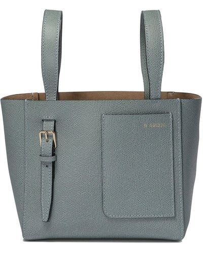 Valextra Soft Micro Handbags - Grey