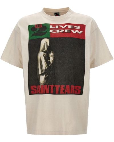 SAINT Mxxxxxx Lives Crew T-shirt - White