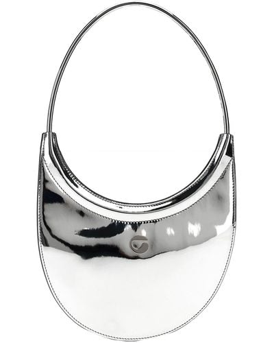 Coperni Ring Swipe Bag Borse A Mano Silver - Grigio
