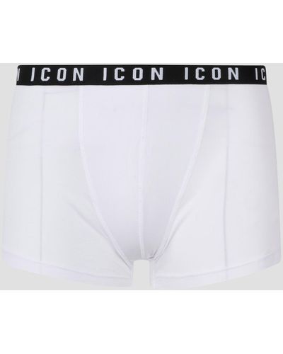 DSquared² Be icon trunks - Bianco