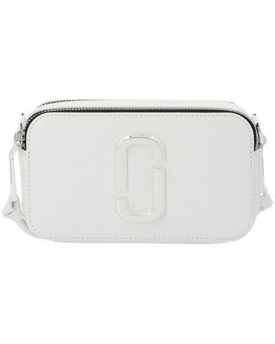 Marc Jacobs The Snapshot Dtm Borse A Tracolla Bianco - Grigio
