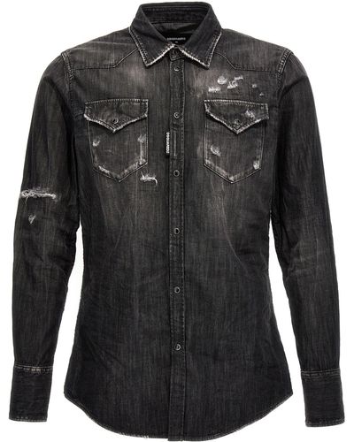 DSquared² 'Classic Western' Shirt - Black