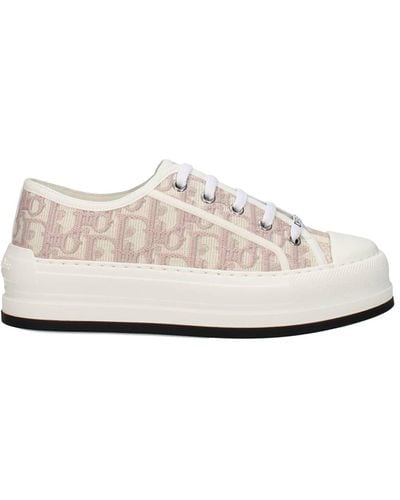 Dior Sneakers Fabric Pink Powder - White