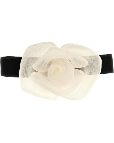 Dolce & Gabbana Flower Choker - White