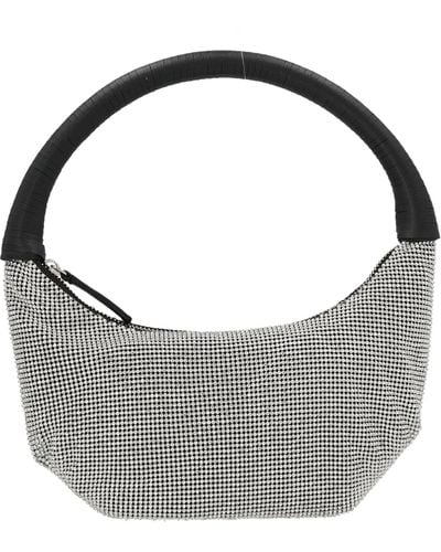 STAUD Pepper Embellished Zipped Tote Bag - Gray