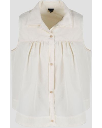 Fay Sleeveless shirt - Bianco