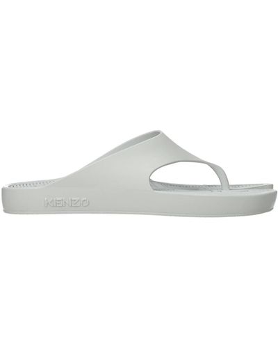 KENZO Flip Flops Rubber White