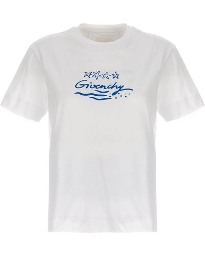 Givenchy Print T Shirt Bianco