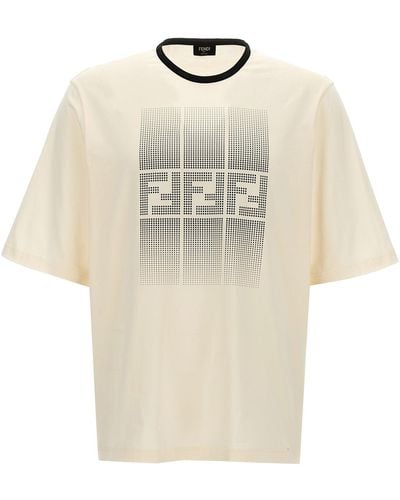 Fendi Gradient Ff T-Shirt - White