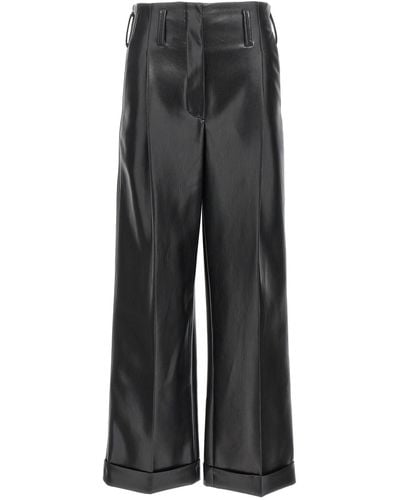Philosophy Eco Leather Trousers Black - Grey