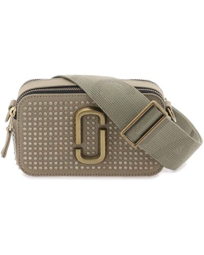 Marc Jacobs Camera Bag The Crystal Canvas Snapshot - Verde